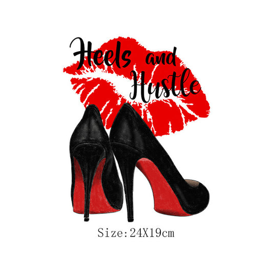 DIY Image Heat Transfer Iron on (Heels and Hustle)