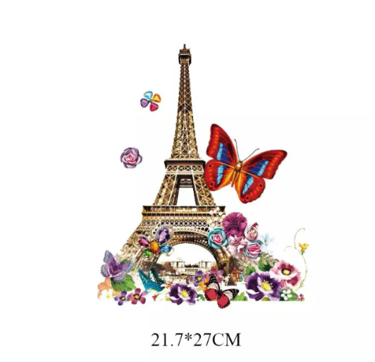 DIY Heat Transfer/Iron on (Eiffel Tower)