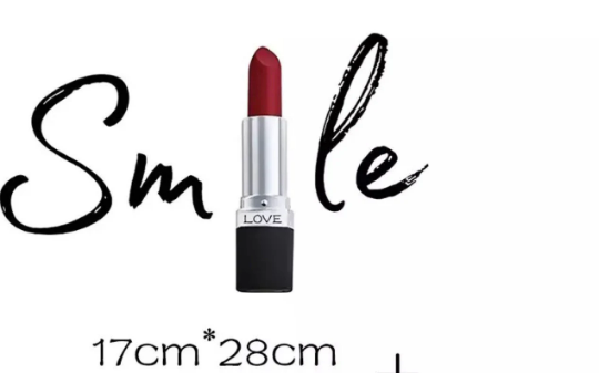 DIY Heat Transfer/Iron on Image transfer (Smile w/ lipstick)