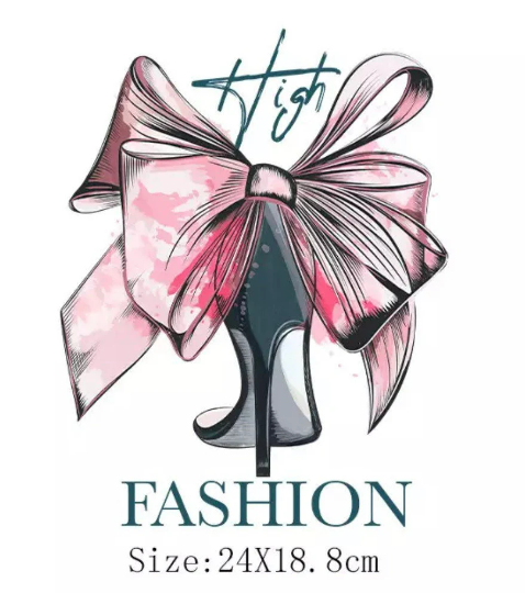 DIY Heat Heat Transfer Image Iron on Image (High Fashion/High Heels)