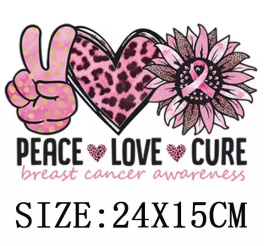 DIY Heat Transfer/Iron on Image Transfer (Peace Love Cure)