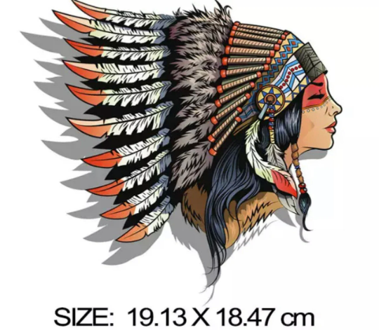 DIY Heat Transfer Iron on Image Transfer (American Indian Women)