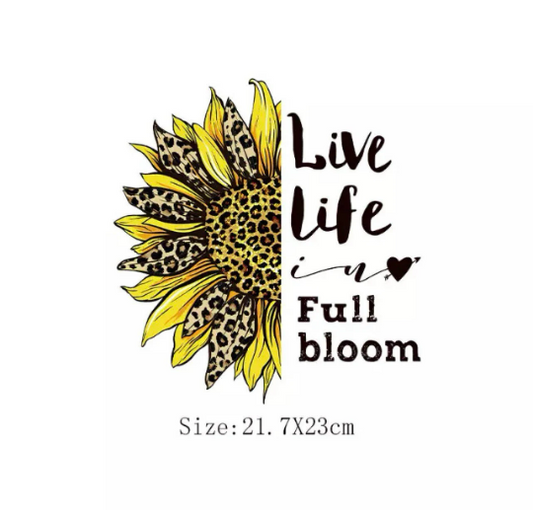 DIY Heat Transfer/Iron On Image Transfer (Live Life in Full Bloom)