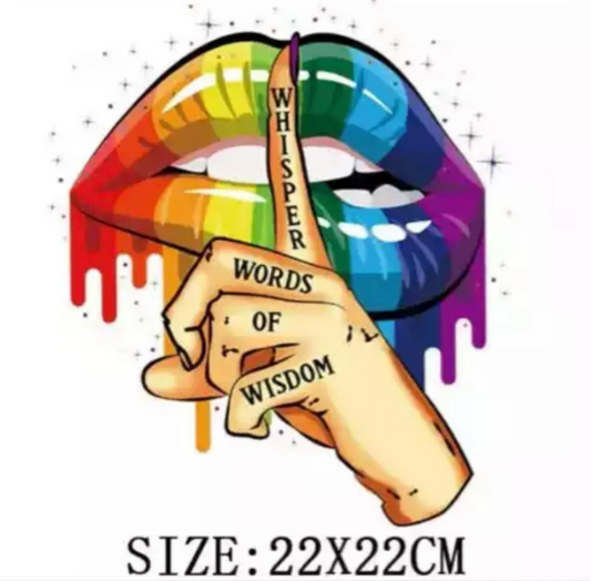 DIY Heat Transfer/ Iron on Image Transfer (Whisper Words of Wisdom)