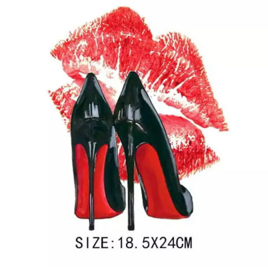 DIY Heat Transfer/ Iron on Transfer (High Heels/Lips)