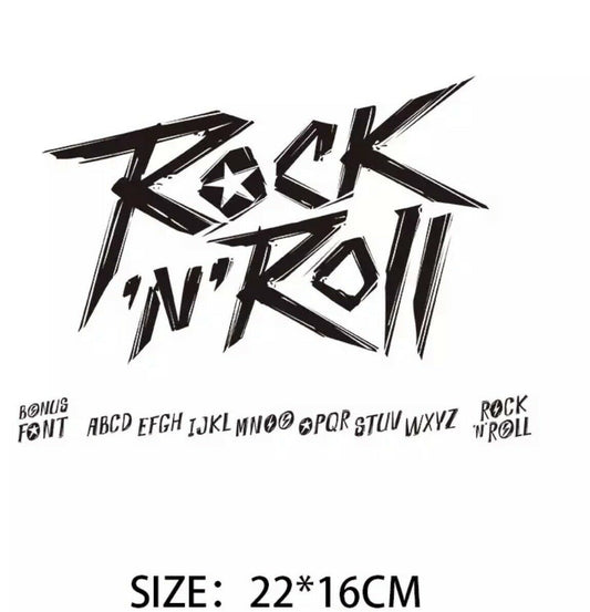DIY Heat Transfer/Iron on Image Transfer (Rock 'N' Roll)