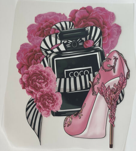 DIY Heat Transfer/Iron on Image Transfer (Pink High Heels)