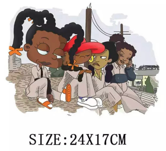 DIY Image Heat Transfer Iron on (Group of Friends)