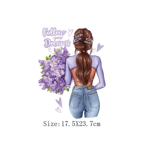 DIY Image Heat Transfer Iron on Follow Your Dreams