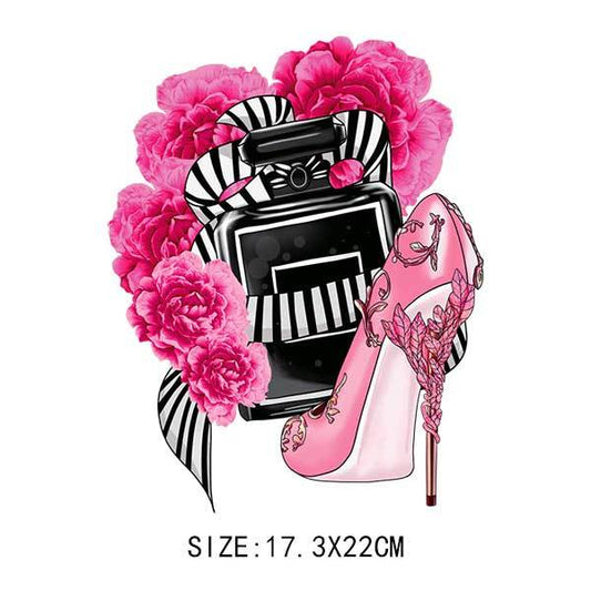 DIY Heat Transfer/Iron on Image Transfer (Pink High Heels)