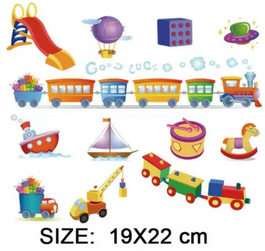 DIY Heat Transfer/Iron on Image Transfer (Vehicles, Slide, Drums)