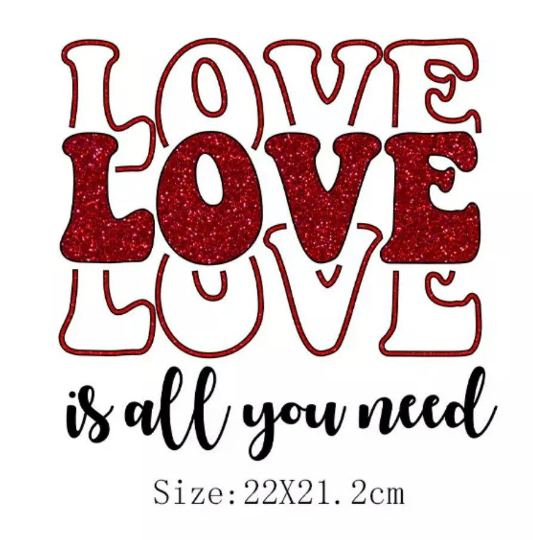 DIY Heat Transfer Image Iron on Image Transfer (Love is all you need)